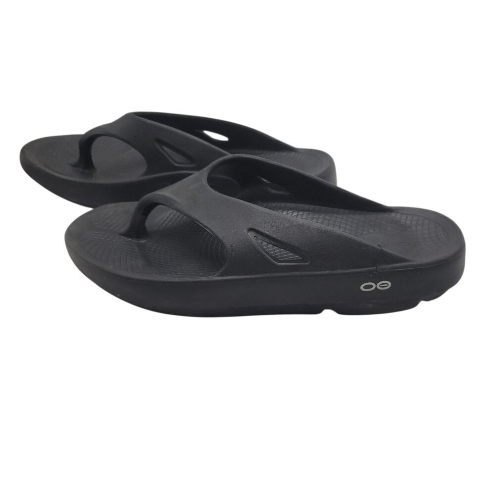 Oofos Ooriginal Thong Sandals Black EU 42 M9 W11 Lightweight & Cushioning - Picture 5 of 12